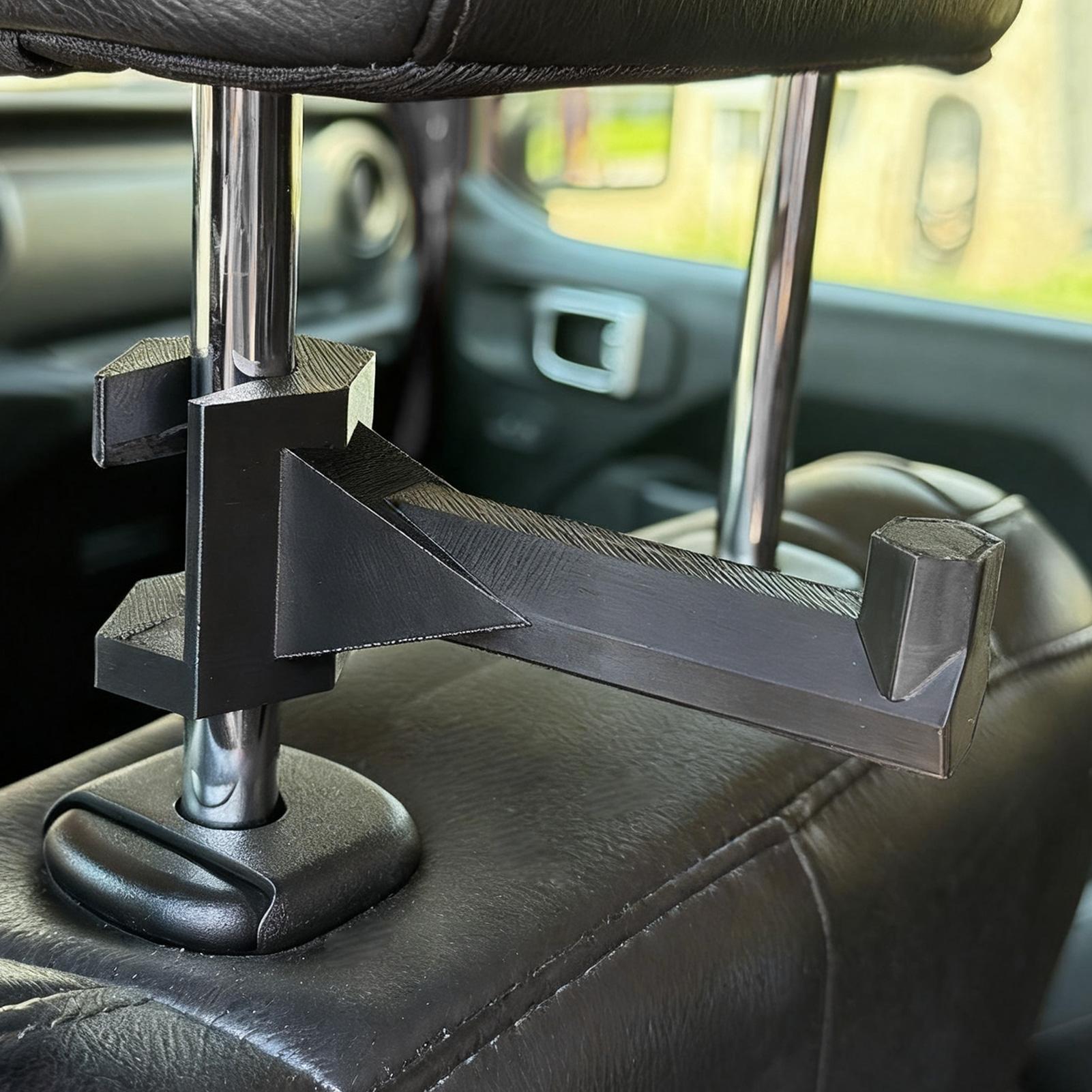 Outdoor Hunting Vehicle - Heavy-Duty Truck Bow Hanger, Portable Headrest