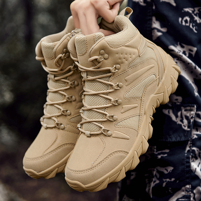 Outdoor Hunting Boots For Men - Desert Combat Training Boots Male Outdoors