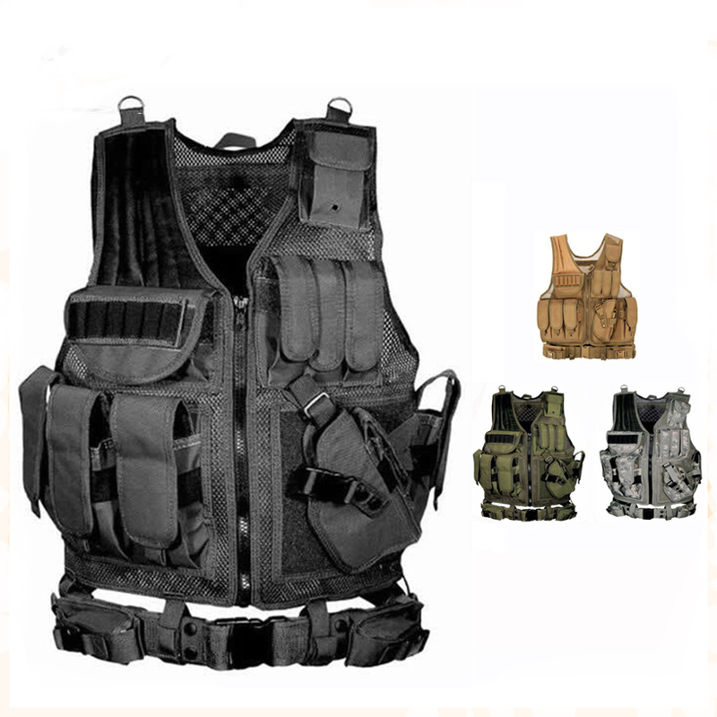 Outdoor Hunting Fleece - Adjustable Molle Tactical Vest Combat Body