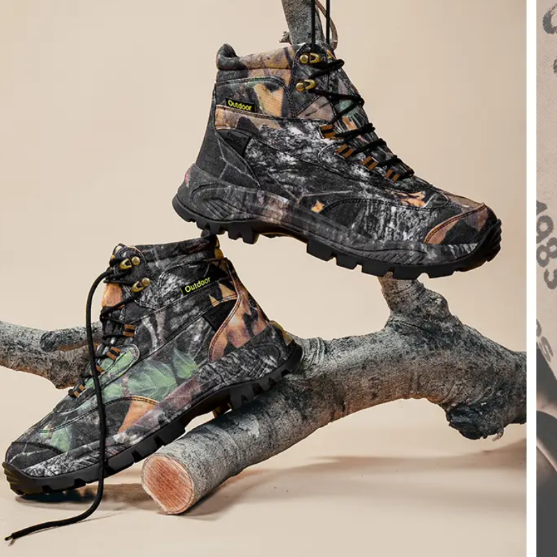 Outdoor Hunting Boots For Men - Men's High Top Camouflage Hunting Boots