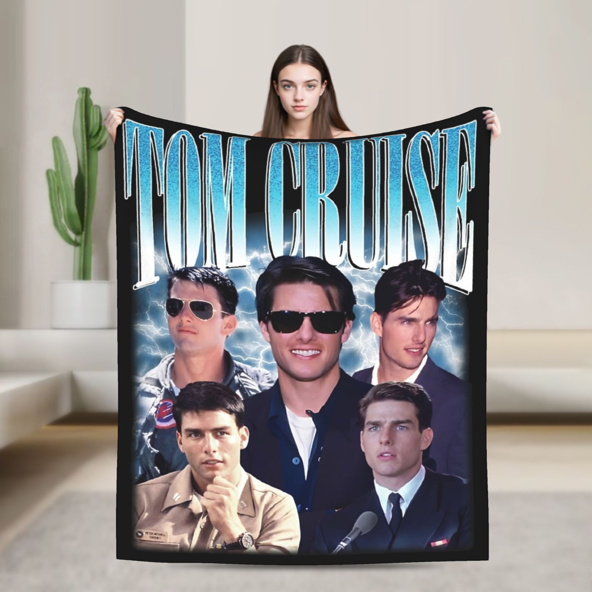 Outdoor Hunting Blanket - Tom Cruise 90s Vintage Ethan Hunt