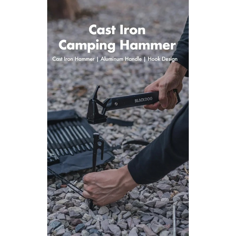 Outdoor Hunting Dog Supply - BLACKDOG Camp Hammer Survival Tool Ultra-light