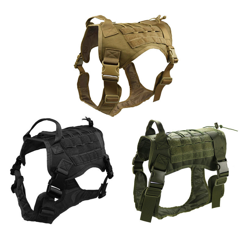 Outdoor Hunting Dogs - Dog Adjustable Vest Harness Set Outdoor