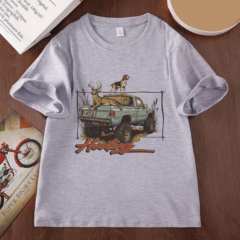 Outdoor Hunting Dogs - Hunting T Shirt Deer Hunting T-Shirt