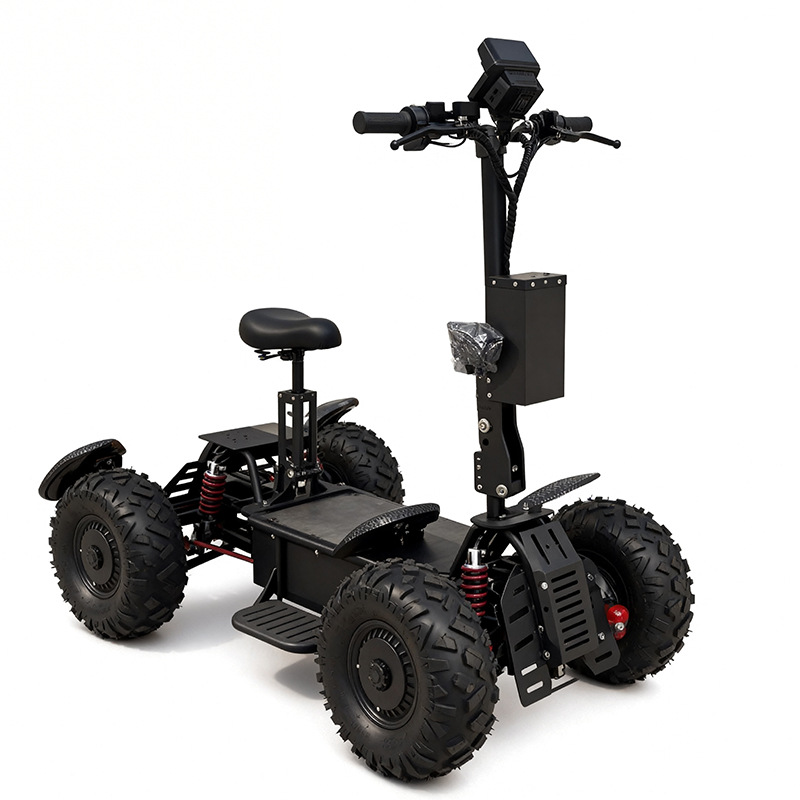 Outdoor Hunting Vehicle - 60V Off-road Electric Quad Scooter Dual