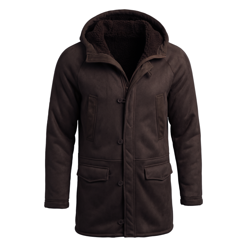 New Men's Faux Fur Lined Hoode - огляд і ціна Outdoor Hunting Fleece