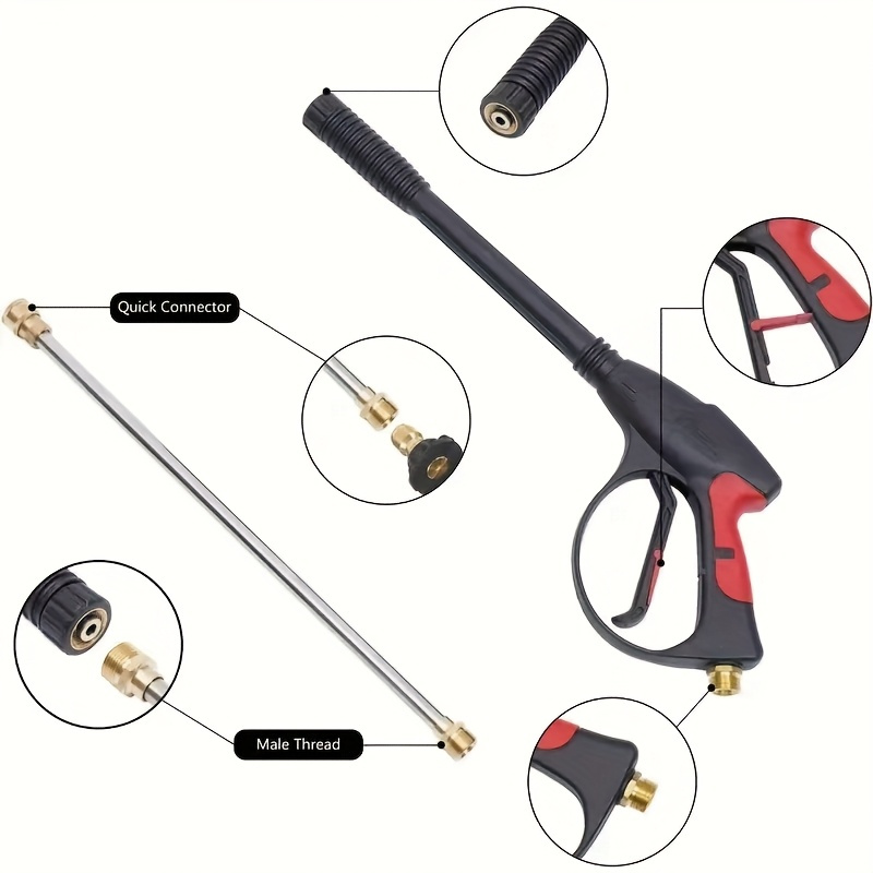 Portable High Pressure Car Was - огляд і ціна Gun Cleaning Rod