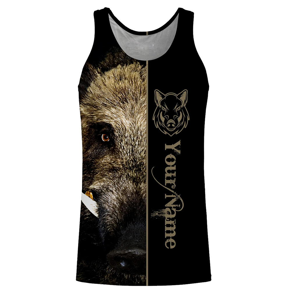 Custom Name Boar Hunter Tank T - огляд і ціна Outdoor Hunting Dogs