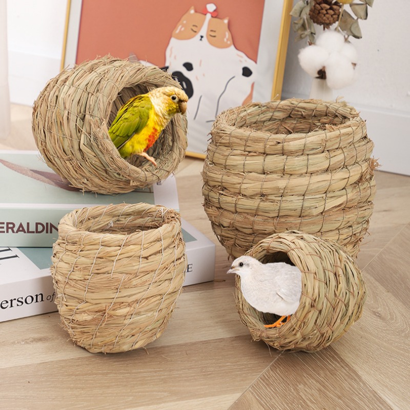 Hand Woven Straw Chicken Nest  - огляд і ціна Hunting Quail