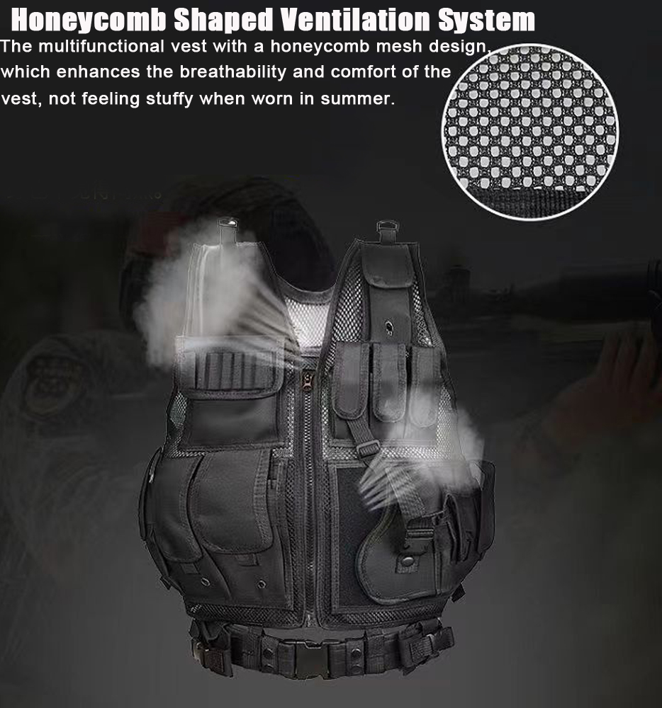 Adjustable Molle Tactical Vest - огляд і ціна Outdoor Hunting Fleece