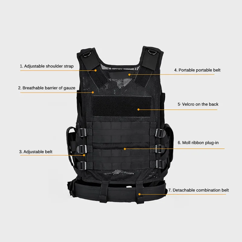 Adjustable Molle Tactical Vest - огляд і ціна Outdoor Hunting Fleece