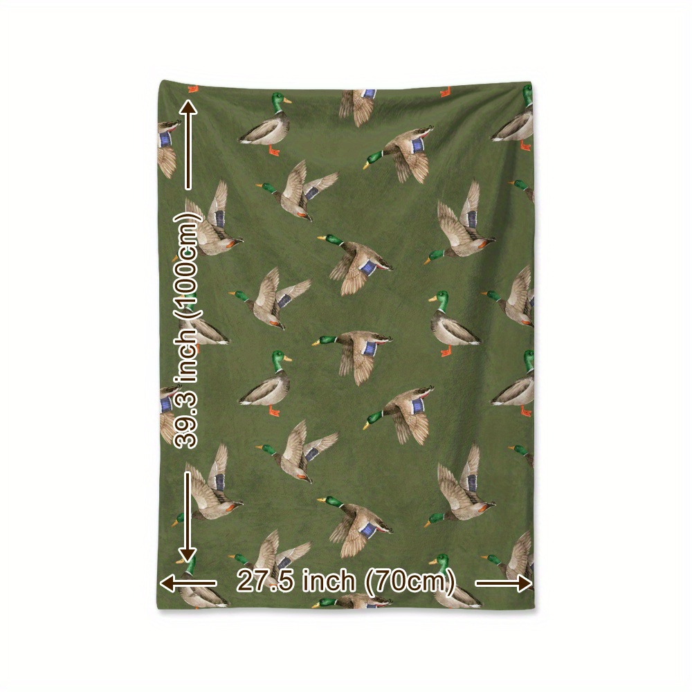 Mallard Duck Fleece Blanket Hu - огляд і ціна Outdoor Hunting Blanket