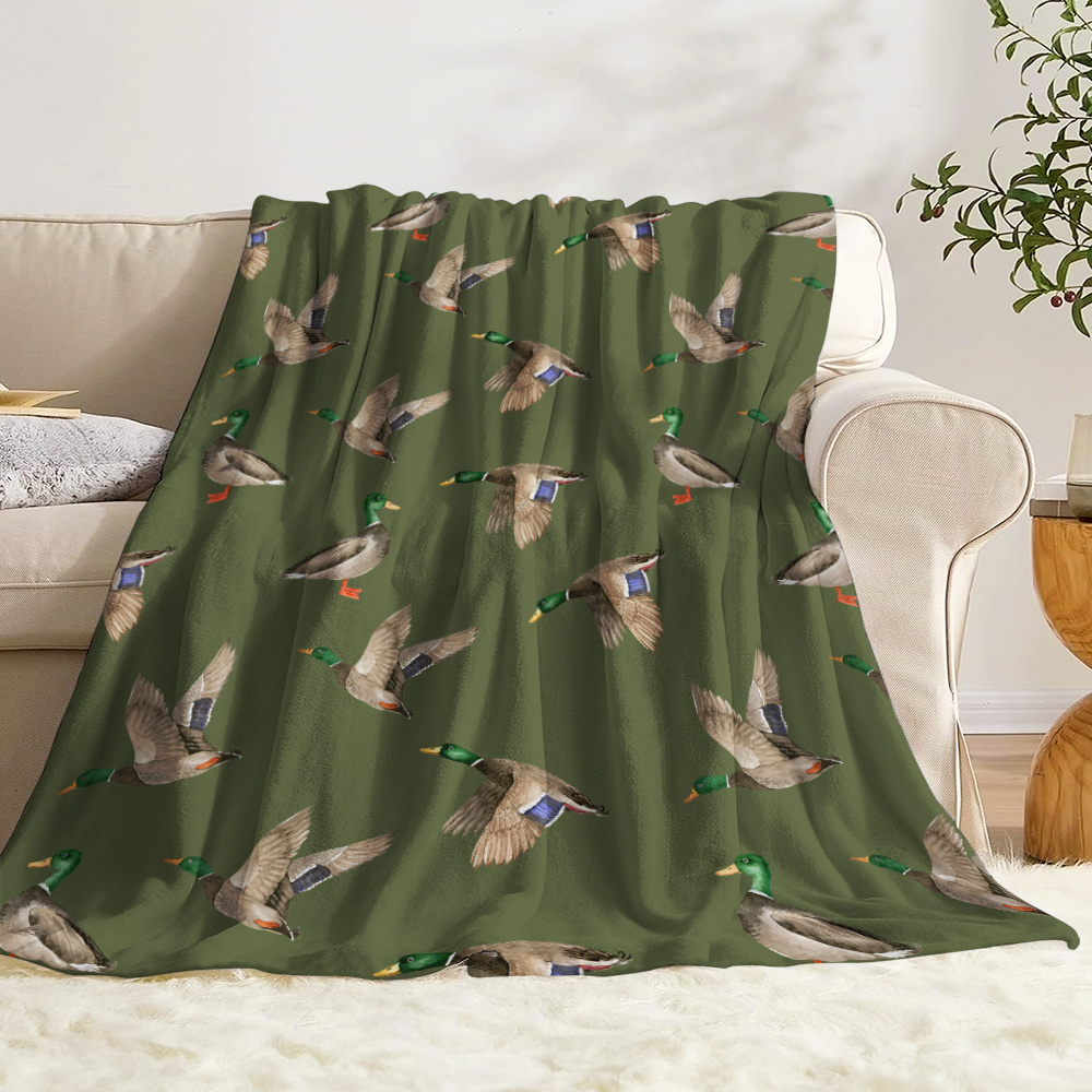 Mallard Duck Fleece Blanket Hu - огляд і ціна Outdoor Hunting Blanket