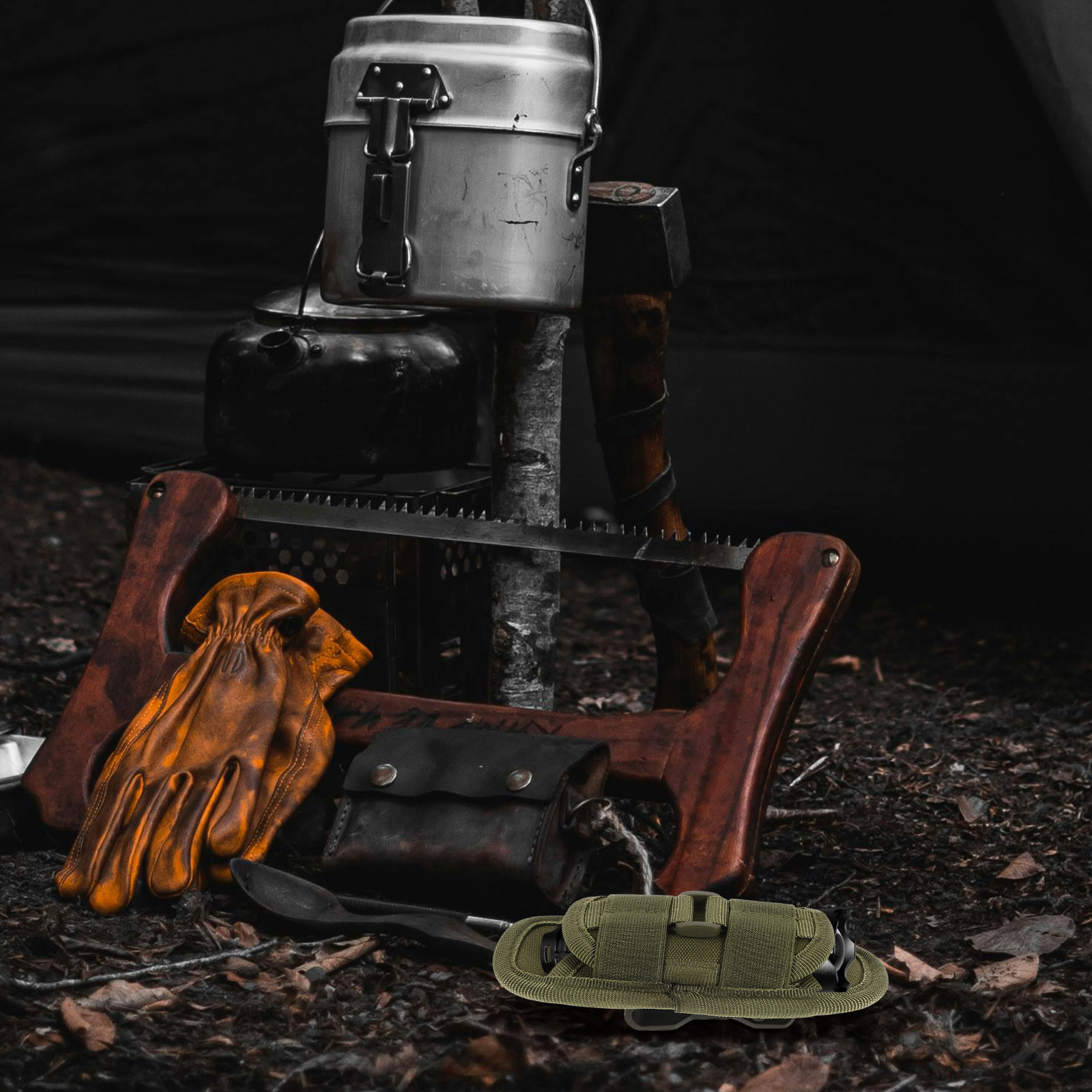 Universal Nylon Flashlight Pou - огляд і ціна Hunting Camp Outdoor Supplies