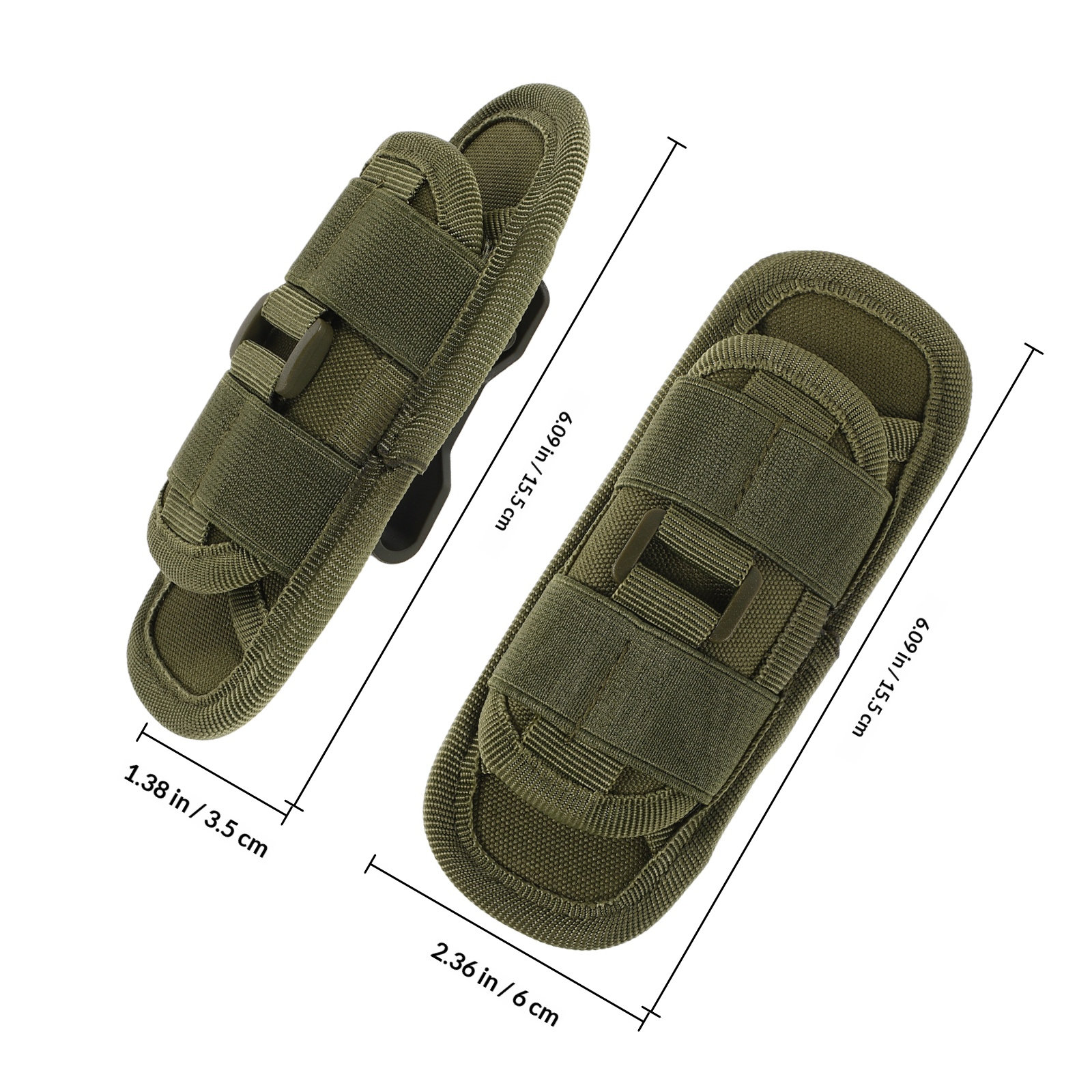 Universal Nylon Flashlight Pou - огляд і ціна Hunting Camp Outdoor Supplies