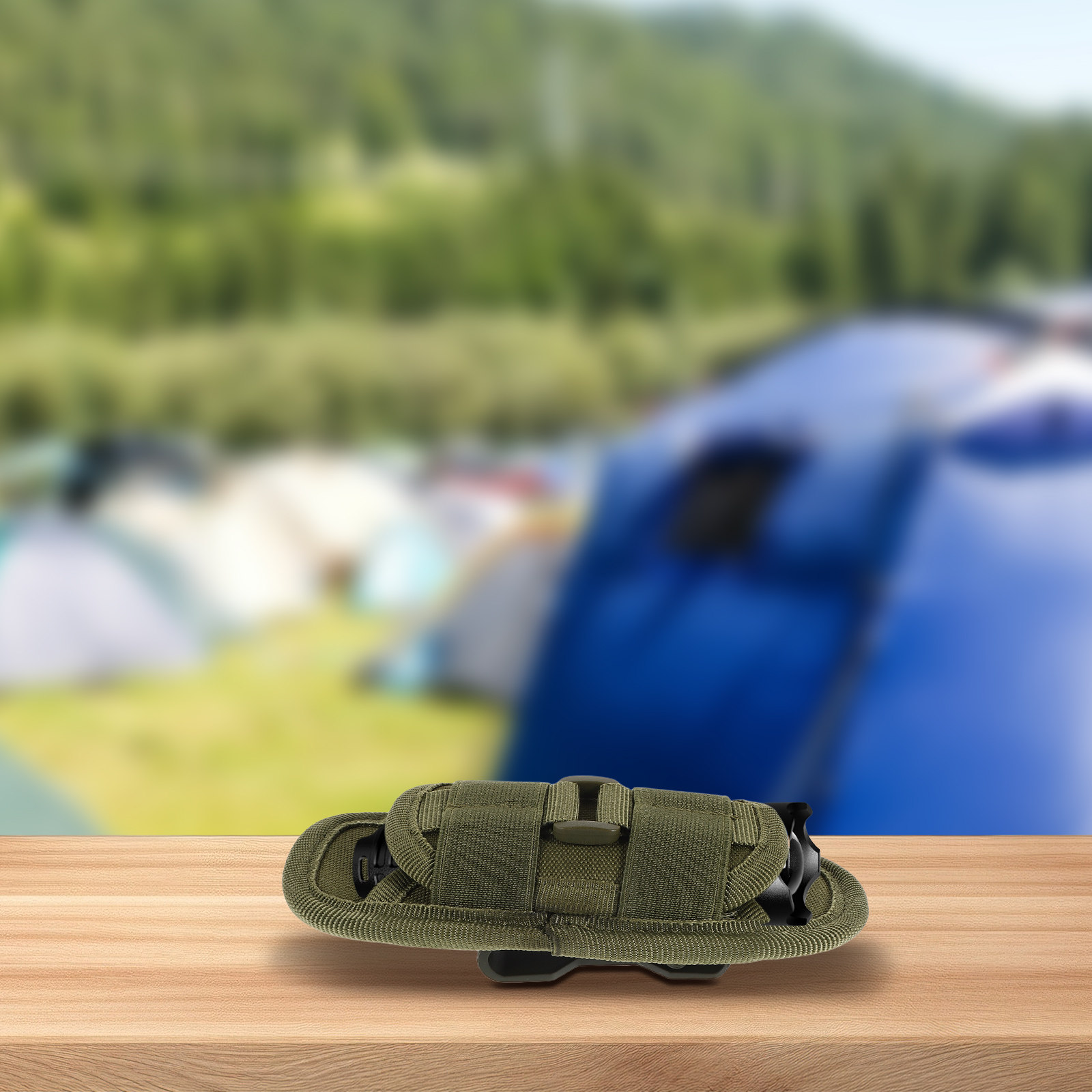 Universal Nylon Flashlight Pou - огляд і ціна Hunting Camp Outdoor Supplies