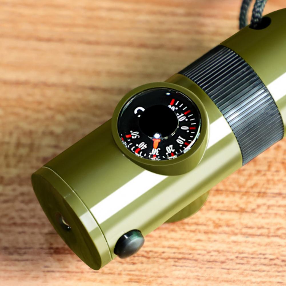 7-In-1 Multifunctional Whistle - огляд і ціна Hunting Outdoor Thermometer