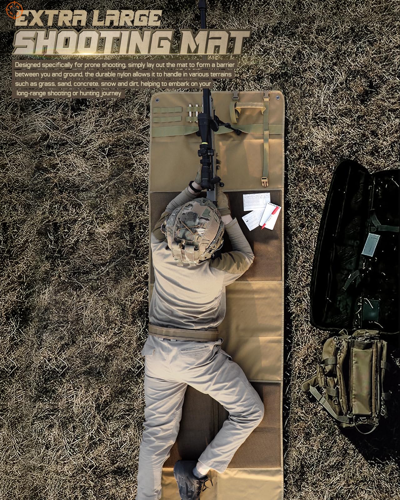 Shooting Mat Prone Tactical Sh - огляд і ціна Outdoor Hunting Blanket