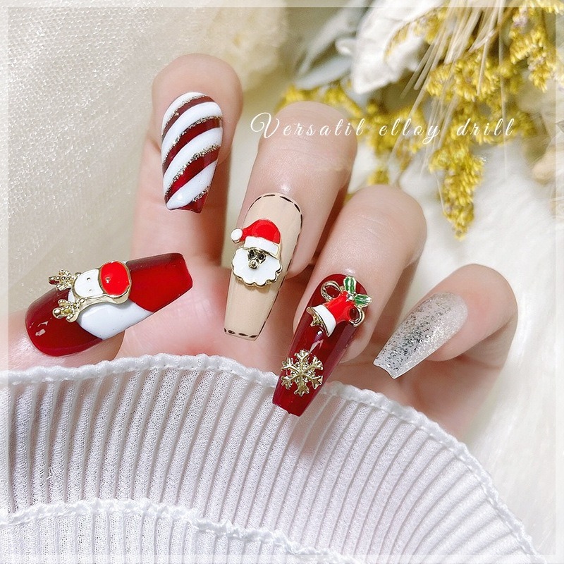 10Pcs Christmas Alloy Nail Cha - огляд і ціна Elk Bugle Call