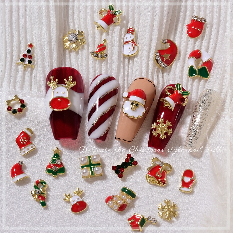 10Pcs Christmas Alloy Nail Cha - огляд і ціна Elk Bugle Call