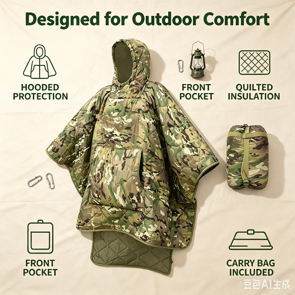 Camo Blanket Waterproof Insula - огляд і ціна Outdoor Hunting Blanket