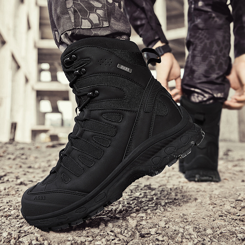 New Men Tactical Boots Militar - огляд і ціна Outdoor Hunting Boots For Men