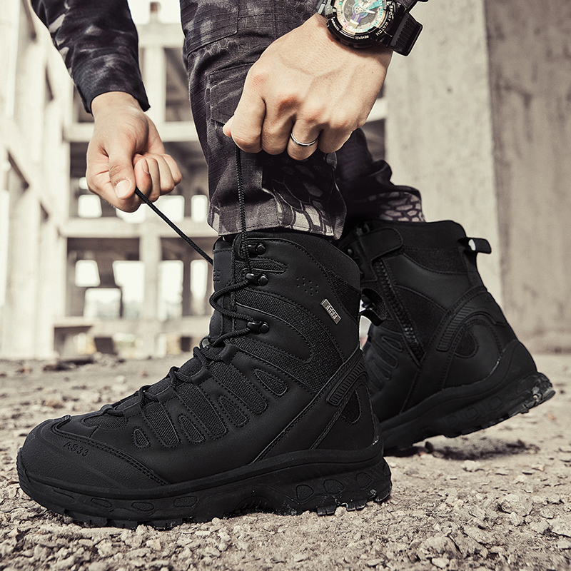 New Men Tactical Boots Militar - огляд і ціна Outdoor Hunting Boots For Men