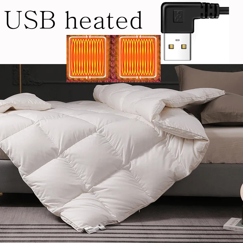 Down Camp Blanket Usb Heating  - огляд і ціна Outdoor Hunting Blanket