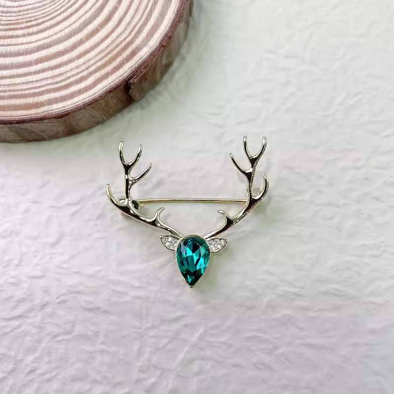 Cute Crystal Elk Horn Brooches - огляд і ціна Elk Bugle Call