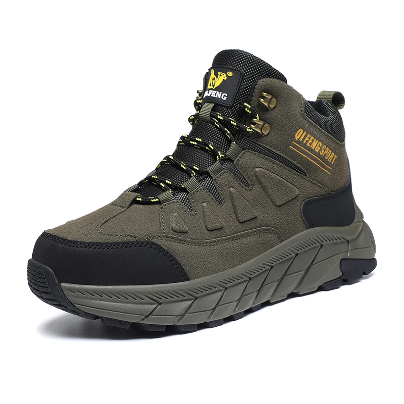 Large Size 48 Leather Hiking B - огляд і ціна Outdoor Hunting Boots For Men