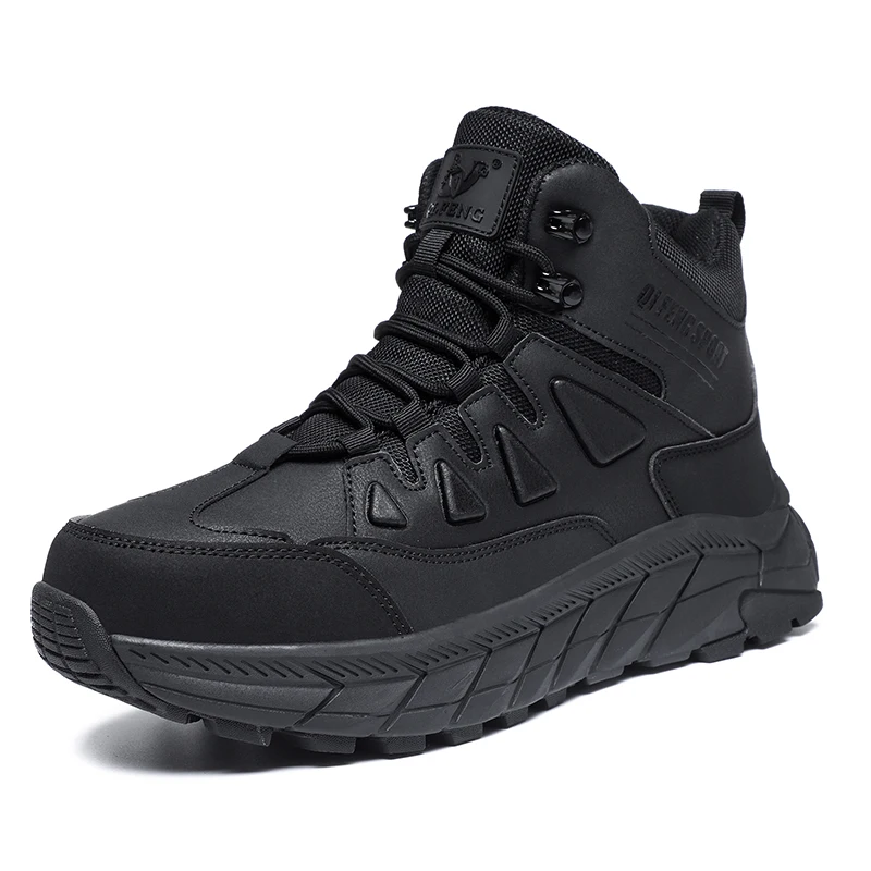 Large Size 48 Leather Hiking B - огляд і ціна Outdoor Hunting Boots For Men