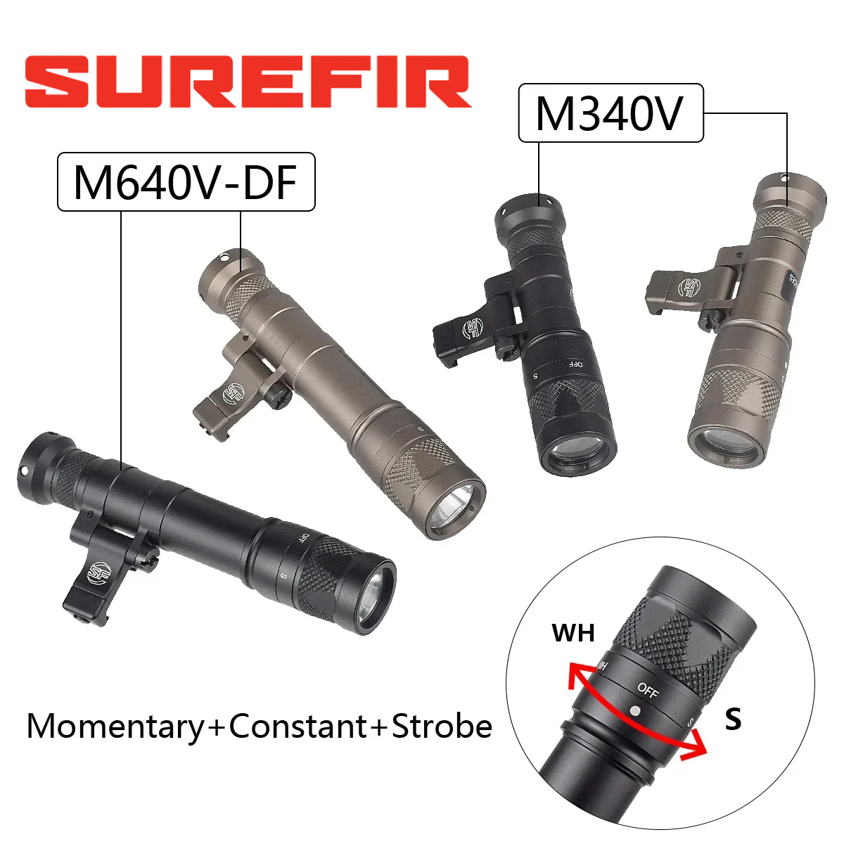 Surefir M600 M340 DF M640 SF F - огляд і ціна Hunting Outdoor Store