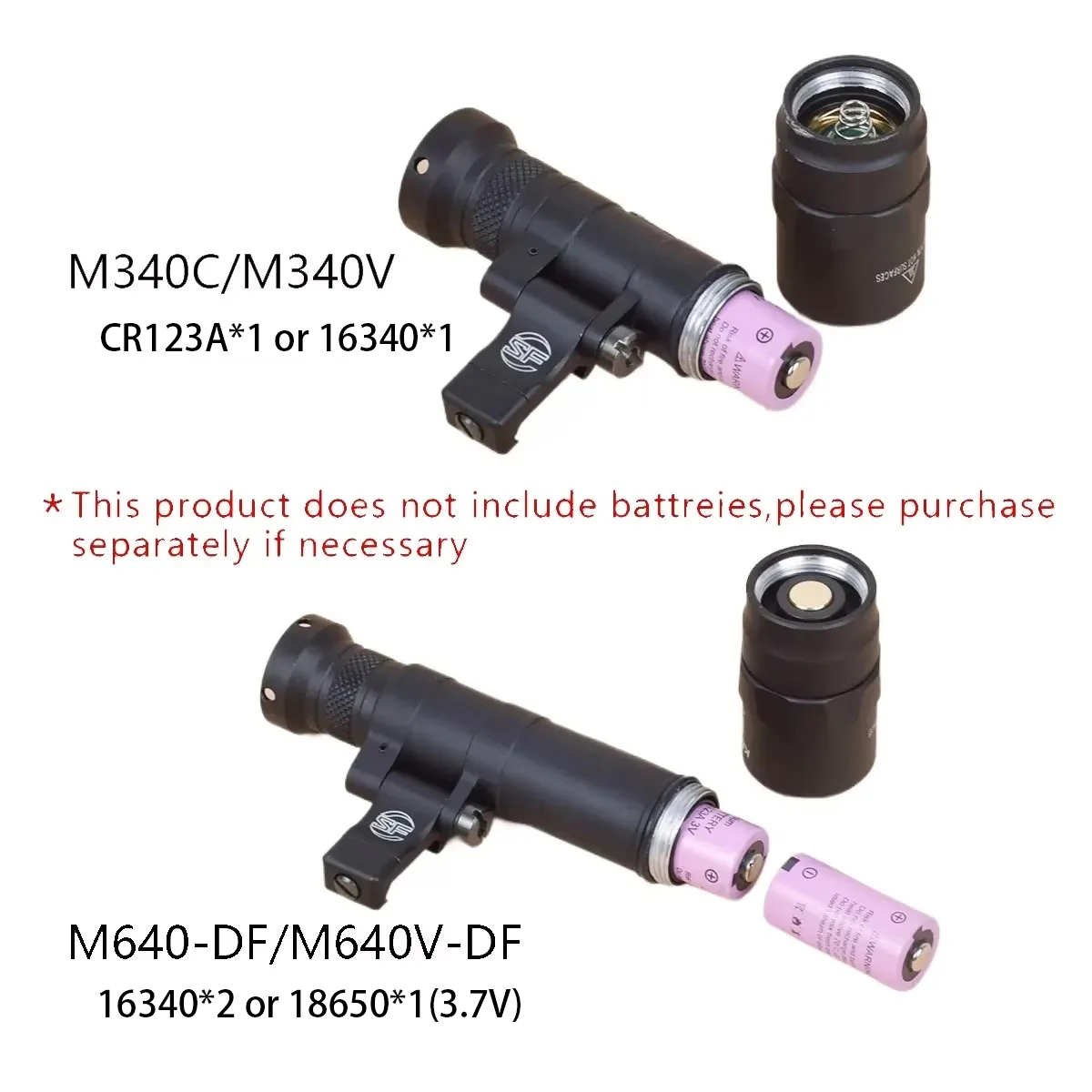 Surefir M600 M340 DF M640 SF F - огляд і ціна Hunting Outdoor Store