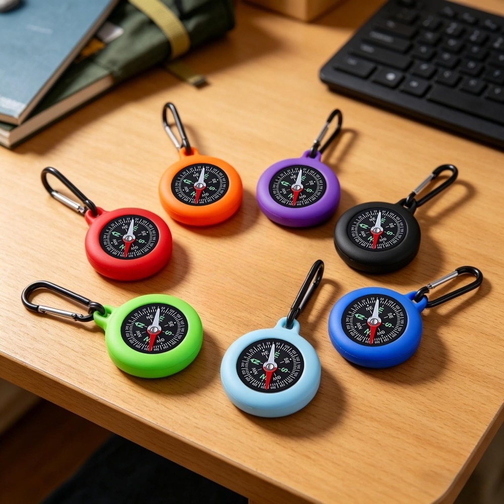 5-20 PCS Mini Compass Keychain - огляд і ціна Outdoor Hunting Events