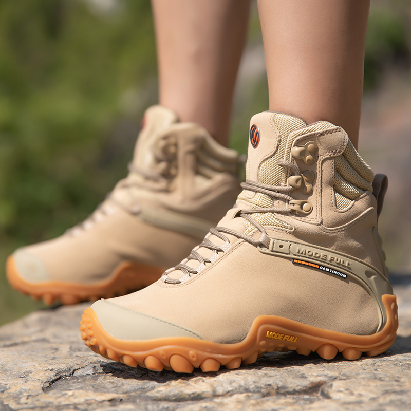 Cow Leather Men Winter Hiking  - огляд і ціна Outdoor Hunting Boots For Men
