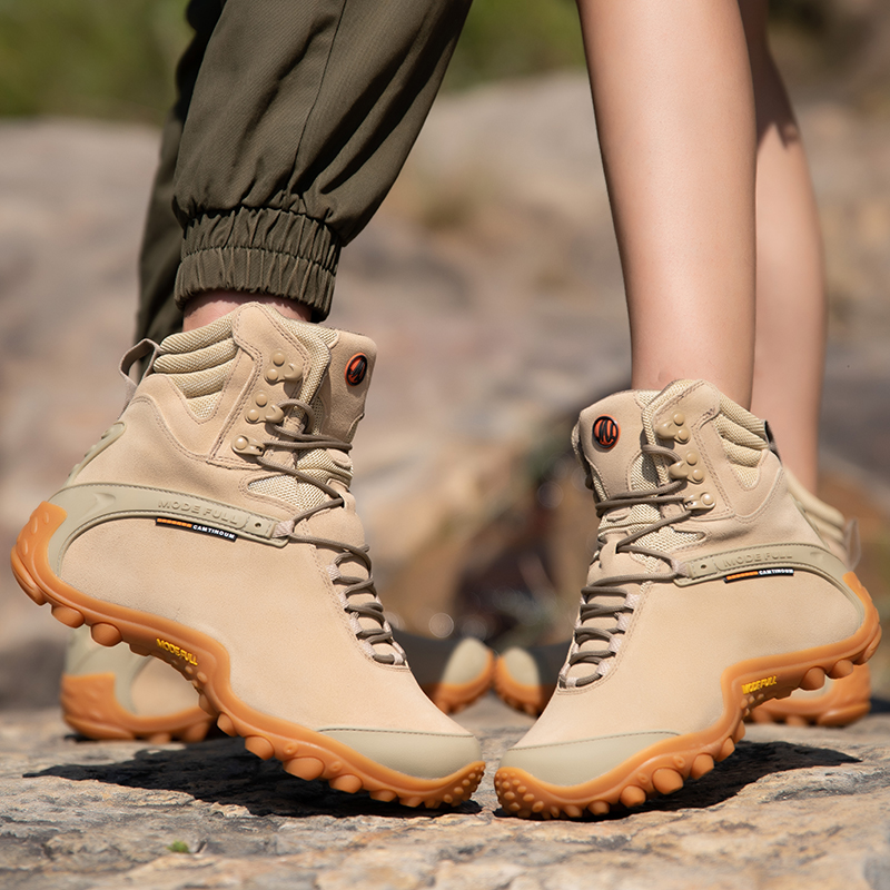 Cow Leather Men Winter Hiking  - огляд і ціна Outdoor Hunting Boots For Men