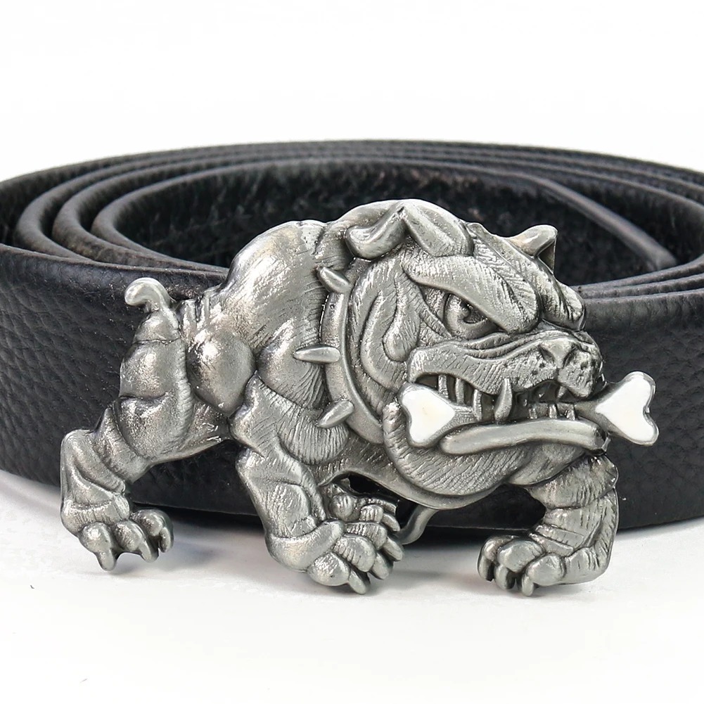 Pit Bull Dog Fangs Belt Buckle - огляд і ціна Outdoor Hunting Dogs