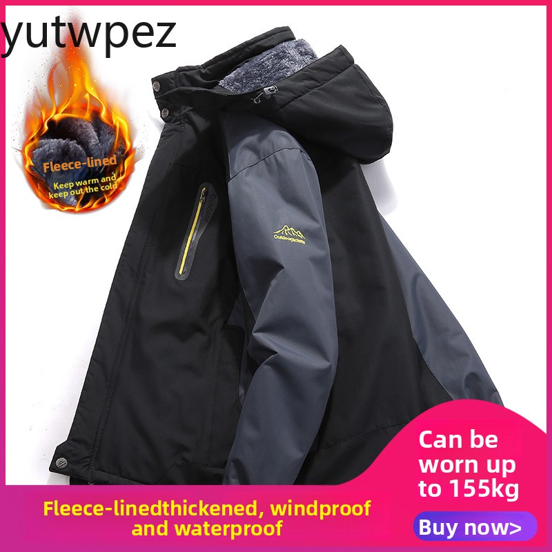Winter Jacket Men Thick Warm W - огляд і ціна Outdoor Hunting Fleece